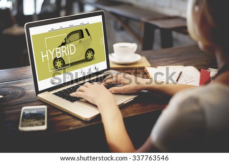 Webpage Car Information Searching Transportation Style Concept