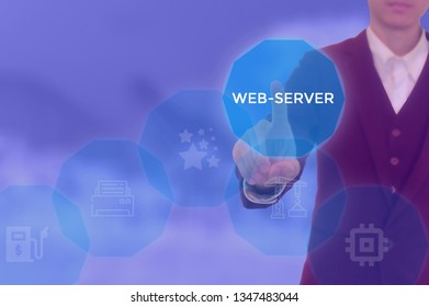 WEB-SERVER - technology and business concept - Powered by Shutterstock