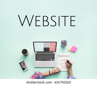 Website Design Content Layout Graphic Word - Shutterstock ID 631743263