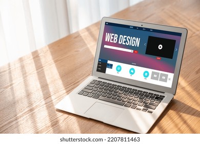 Website design software provide modish template for online retail business and e-commerce