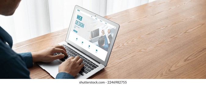 Website design software provide modish template for online retail business and e-commerce