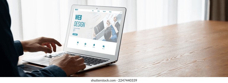 Website design software provide modish template for online retail business and e-commerce