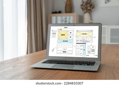 Website design software provide modish template for online retail business and e-commerce