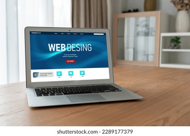 Website design software provide modish template for online retail business and e-commerce