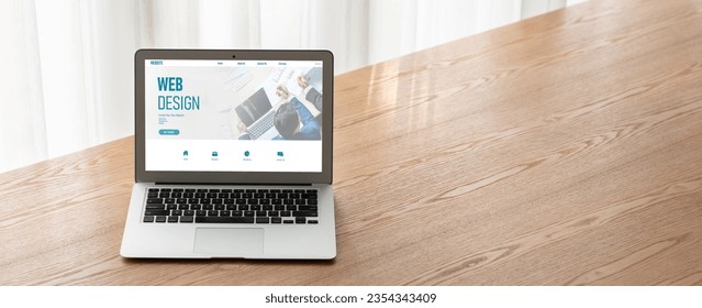 Website design software provide modish template for online retail business and e-commerce