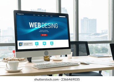 Website design software provide modish template for online retail business and e-commerce