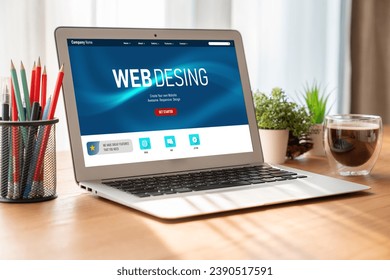 Website design software provide modish template for online retail business and e-commerce