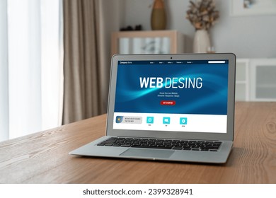Website design software provide modish template for online retail business and e-commerce