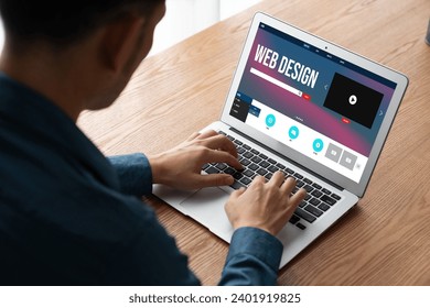 Website design software provide modish template for online retail business and e-commerce