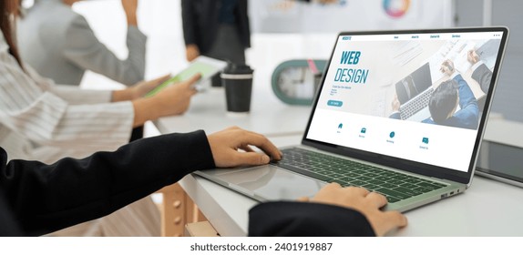 Website design software provide modish template for online retail business and e-commerce