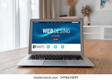 Website design software provide modish template for online retail business and e-commerce
