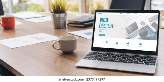 Website design software provide modish template for online retail business and e-commerce