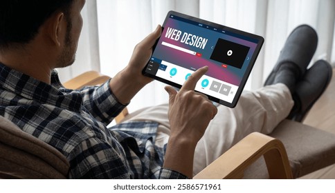 Website design software provide modish template for online retail business and e-commerce