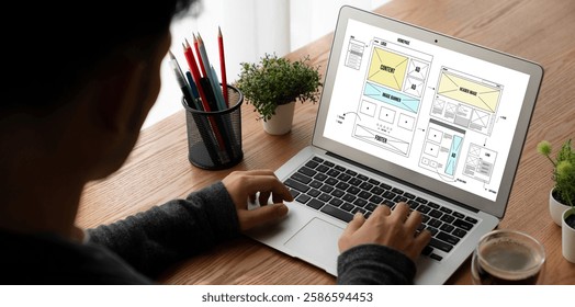 Website design software provide modish template for online retail business and e-commerce