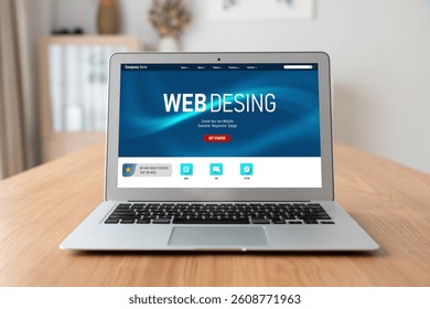 Website design software provide modish template for online retail business and e-commerce
