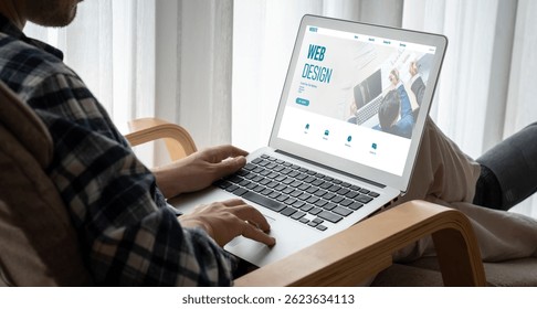 Website design software provide modish template for online retail business and e-commerce