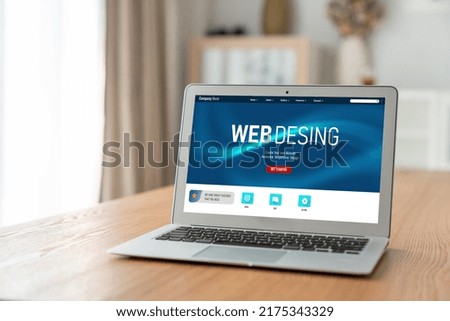 Website design software provide modish template for online retail business and e-commerce