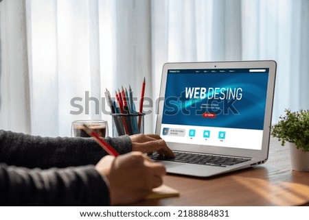 Website design software provide modish template for online retail business and e-commerce