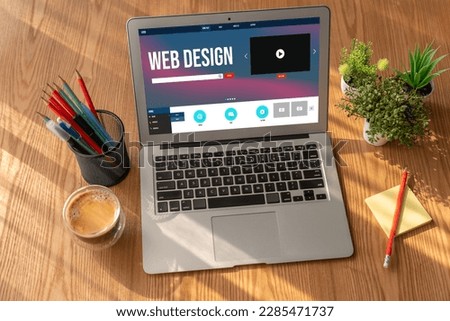 Website design software provide modish template for online retail business and e-commerce