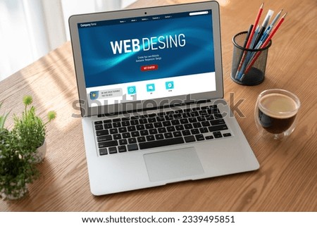 Website design software provide modish template for online retail business and e-commerce