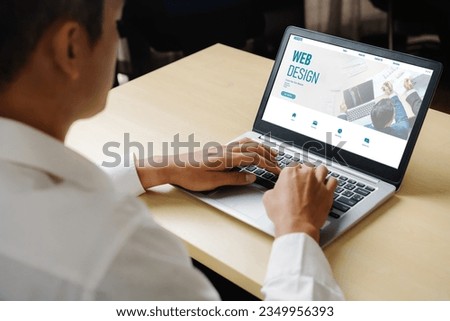 Website design software provide modish template for online retail business and e-commerce