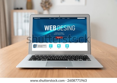 Website design software provide modish template for online retail business and e-commerce