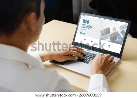 Website design software provide modish template for online retail business and e-commerce