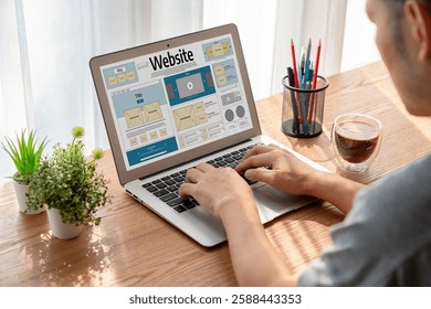 Website design software provide snugly template for online retail business and e-commerce