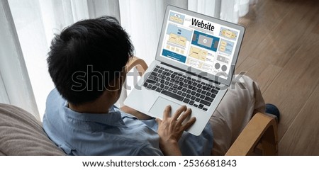 Website design software provide snugly template for online retail business and e-commerce