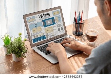 Website design software provide snugly template for online retail business and e-commerce
