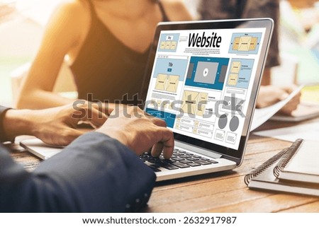 Website design software provide snugly template for online retail business and e-commerce