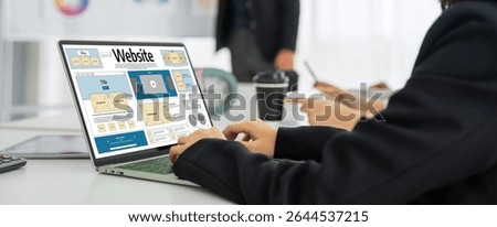 Website design software provide snugly template for online retail business and e-commerce
