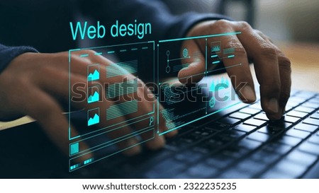 Website designer Creative planning application development draft sketch drawing template layout framework design studio . User experience design https www. Web page design concept
