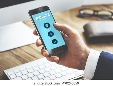 Website Development Data Network Concept