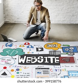 Website Internet Homepage Browser HTML Concept