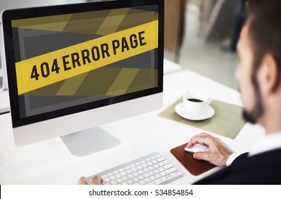 Website Under Construction Error Concept