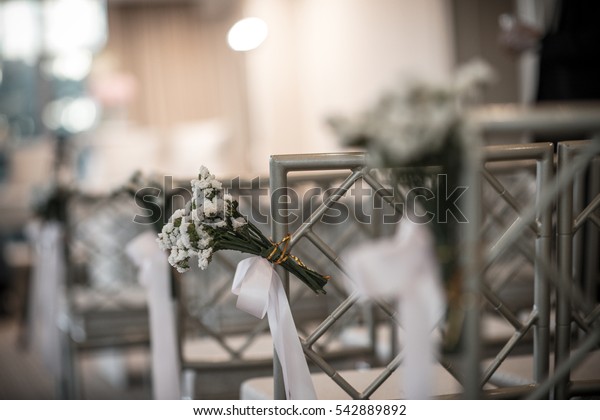 Wedding Aisle Decor Vintage Style Stock Photo Edit Now 542889892