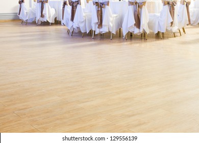 Wedding Or Another Catered Event Dance Floor With Chairs