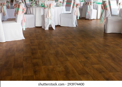 Wedding Or Another Catered Event Dance Floor With Chairs