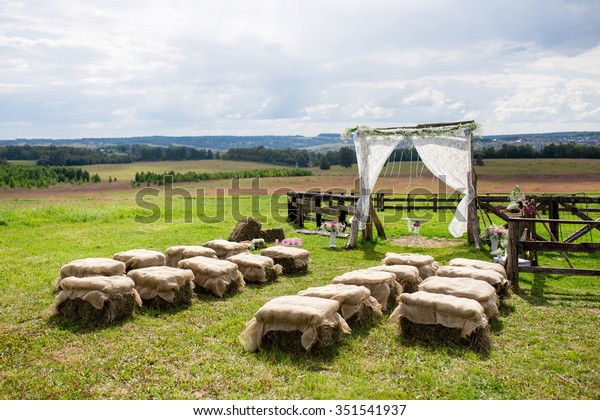 Wedding Arch Wedding Design Country Style Stock Photo Edit Now