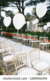 Wedding Wedding Area Chairs And Balloons.