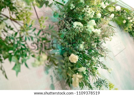 Similar – Foto Bild Wildblumenstrauß auf dem Tisch am Fenster