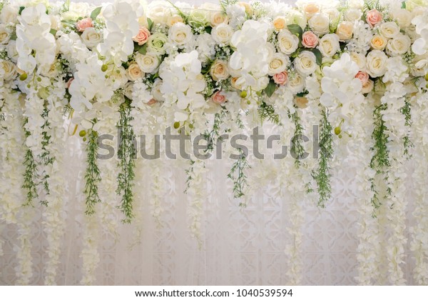 Wedding Backdrop Background Stock Photo 1040539594 