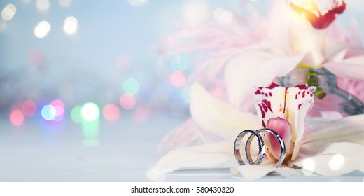 Wedding Background Rings Stock Photo 580430320 | Shutterstock