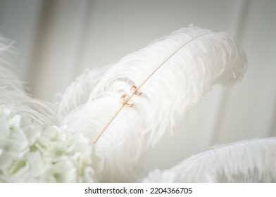 Wedding beautiful ring and decor