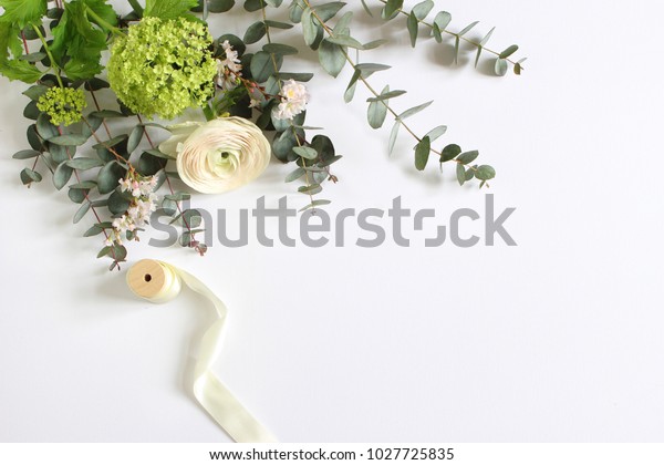 Download Wedding Birthday Mockup Scene Floral Bouquet Stock Photo Edit Now 1027725835