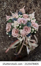 Wedding Bouquet Of Flowers Boho Style