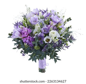 wedding bouquet isolated on white. Fresh, lush bouquet of colorful flowers. large bouquet of multicolored flowers of different species - Powered by Shutterstock