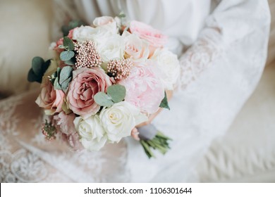 rose gold bridal dress