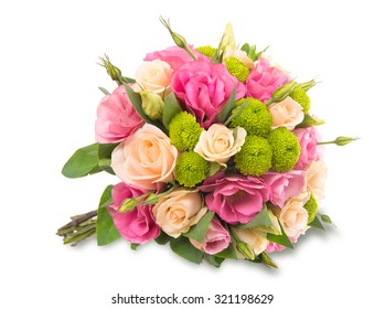 Wedding bridal bouquet. Series photos. - Shutterstock ID 321198629